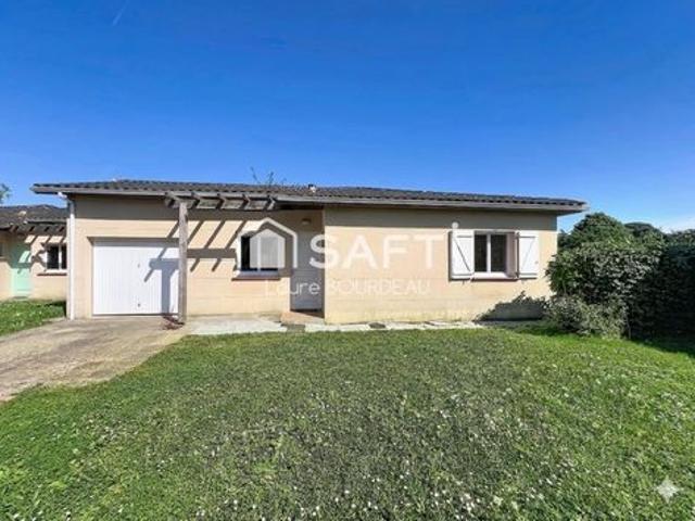 Maison Type T4 87,50m2 avec garage CASTELNAU D'ESTRETEFOND