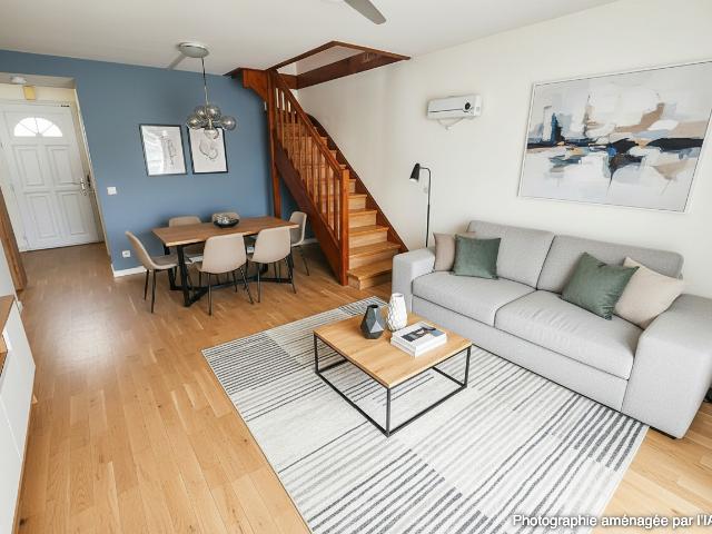 Maison Type duplex F3 avec Jardin proche Gare