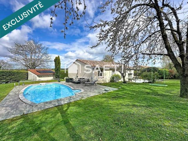 Maison Type Plain pied T5 105m2 BOULOC avec piscine