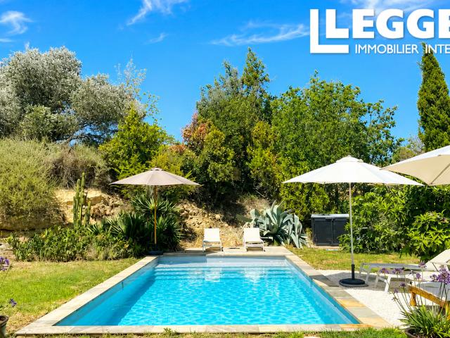 Maison vigneronne avec trois chambres, studio indépendant, piscine, jardin et vues exceptionnelles