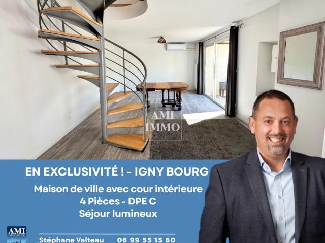Maison ville avec cour intérieur