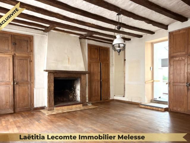 Maison XIXe centre Melesse avec jardin