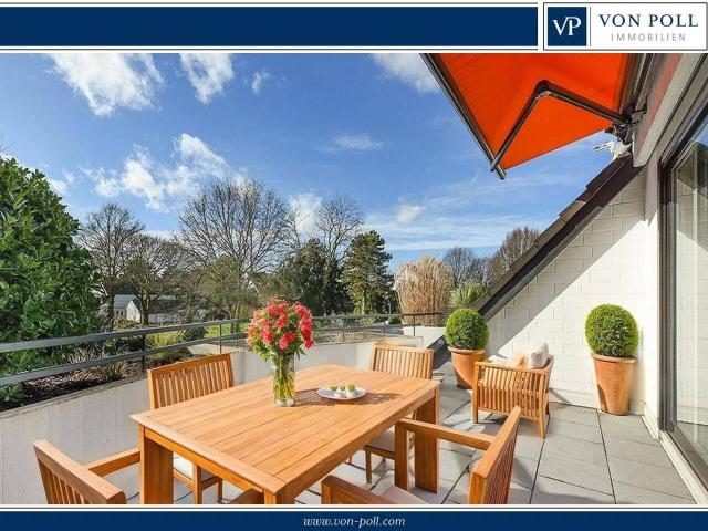 Maisonette Wohnung in Rheinlage mit zwei Sonnenterrassen