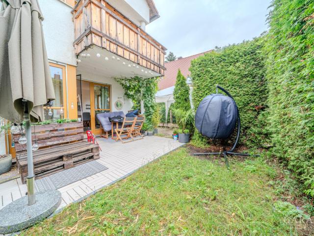 Maisonette Wohnung mit großen Garten und Einzelgarage Wohnen auf zwei Ebenen in ruhiger Lage