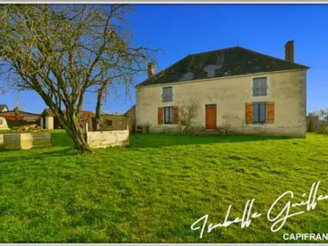 Maisonnais 18170 Achat / Vente maison 7 pièces t7 jardin