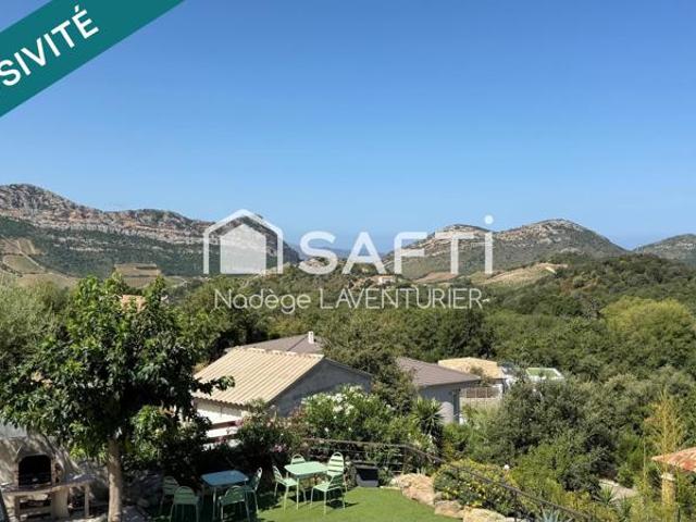 Maisonnette T3 jardin et piscine privative. Barbaggio