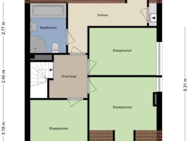 Maisonnette appartement te huur in Haarlem