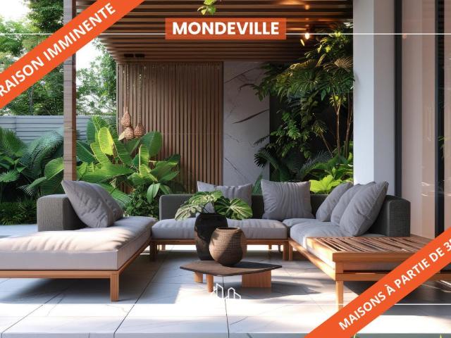 MAISONS A MONDEVILLE 4 à 5 pièces, 97 à 111 m²