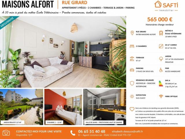 Maisons Alfort Vente Appartement 94