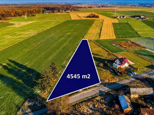 Inwestycyjna działka 45 arów z podziałem, blisko Lublina