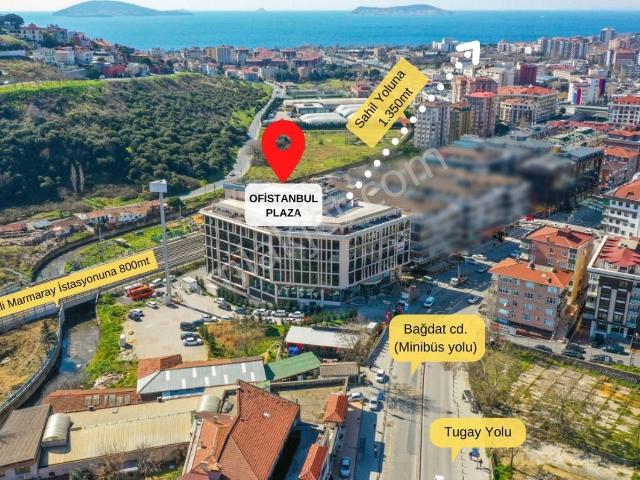 Maltepe Ofistanbul Plaza'da 2+1, 85m2/63m2 Net İskanlı Kiralık Ofis