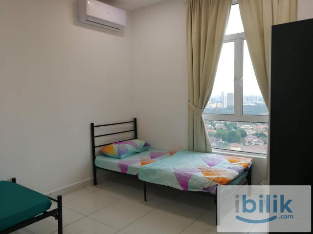 Malay Ladies Only Fully Furnished Middle Room for Rent at Puncak 7 Residence, Seksyen 7, Shah Alam