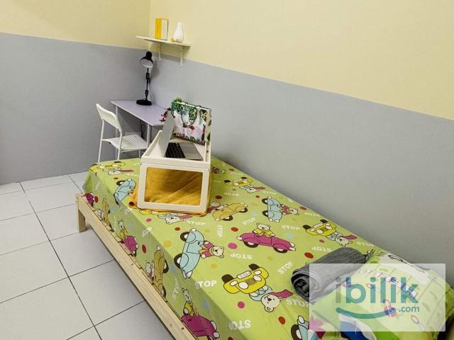 [MALE UNIT] Metia Residence, Seksyen 13 Single RoomFully Furnish NEW Aircond Wardrobe Table Chair Mattress