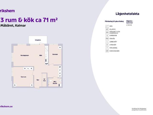 Malörtsvägen 7 B, Kalmar