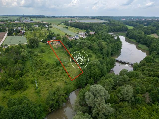 Malownicza działka 2900 m² nad Brdą w Okolu