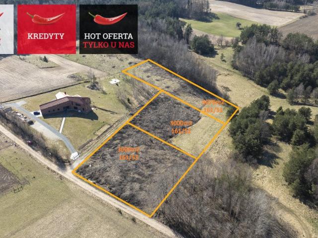 Działka budowlana 4079 m² w malowniczym Michalinie