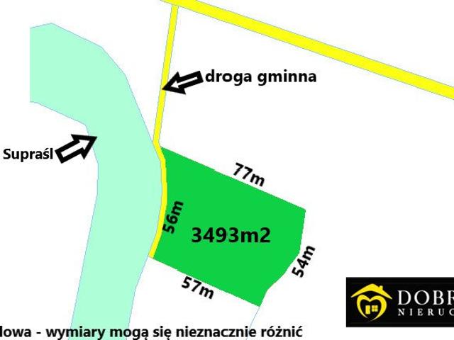 Malownicza działka rolna 3 493 m² pod rekreację i inwestycję