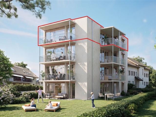 MAPLE 11 · Neue luxuriöse PSA · Dachboden 4,5 Stück · 108,8 m² + 2 überdachte Balkone 20,7 m²