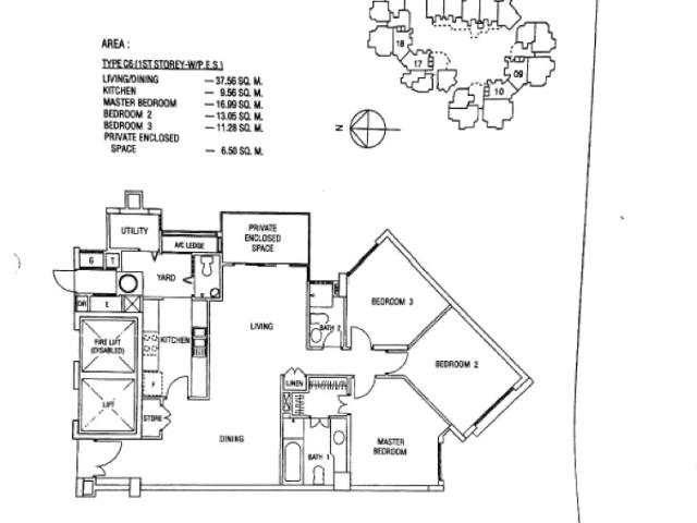 Maple Woods Condominium For Rent, $5,700, 3 Bed 2 Bath 1,335 sqft $4.27 psf