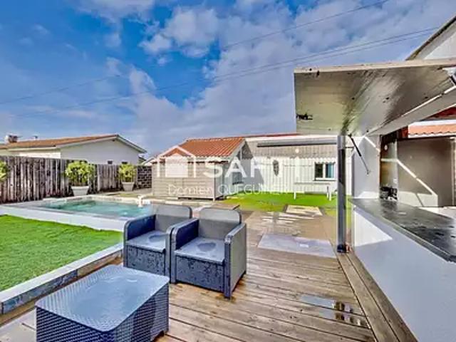 Marcheprime 33380 Achat / Vente maison 4 pièces t4 piscine terrasse