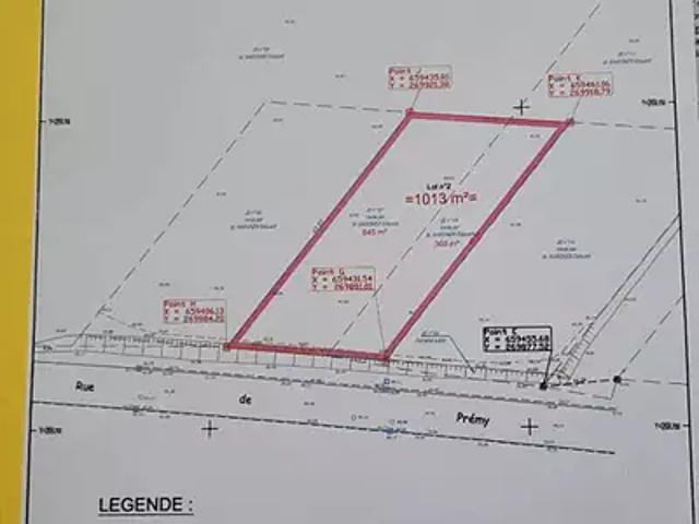 Marcoing 59159 Achat / Vente terrain