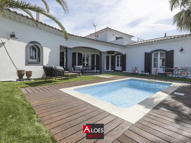 Marina Aigues Mortes 5 pièces avec chambres de plain pied, garag