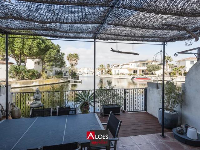 Marina Aigues Mortes 5 pièces avec poste d'amarrage et garage