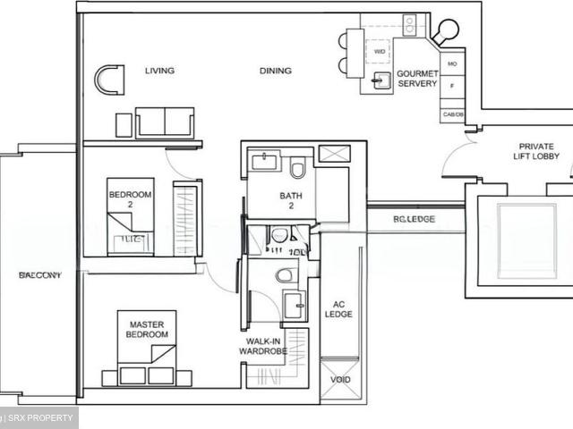 Marina One Residences D1, Apartment
