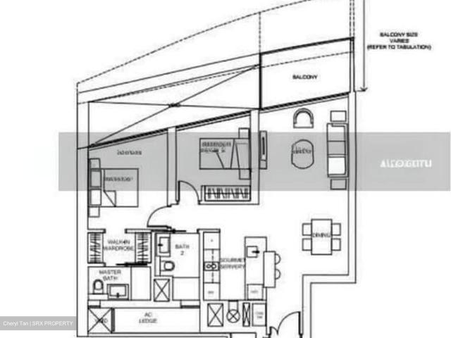 Marina One Residences D1, Apartment