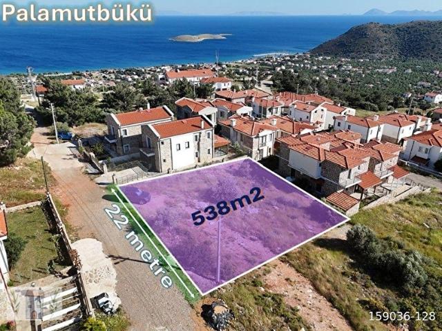 Marinden Palamutbükü'nde 2040 İmarlı 538m Plaja Yakın Arsa
