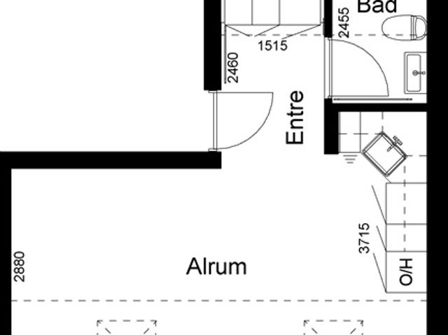 Markedsgade, 44 m2, 1 værelser, 3.310 kr Grenaa, Aarhus