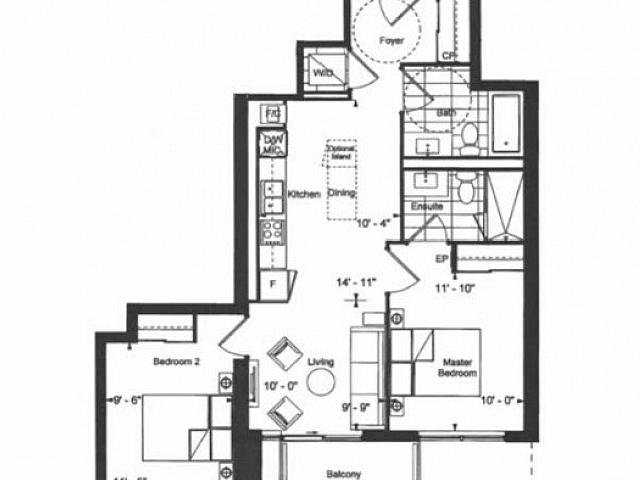 Markham Warden/hwy7 Riverview Condo*2bed Assignment Sale