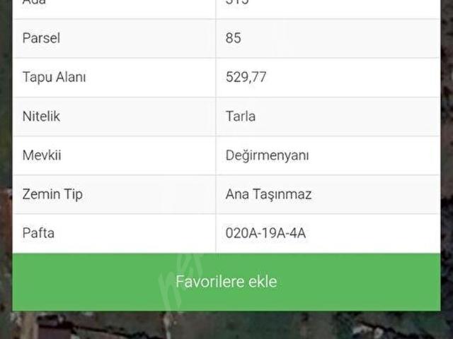 Marmaris Değirmenyanı kaçırılmayacak Fırsat Arazi 1143m2