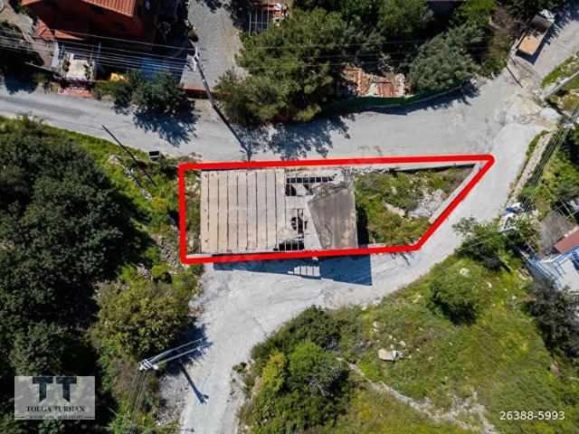 Marmaris Söğütte Denize 80 m Köşe Parsel Deniz Manzaralı Arsa