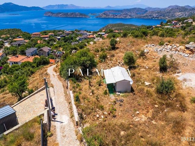 Marmaris'in Cennet Köyü Söğütte Deniz Manzaralı Satılık 2Parsel
