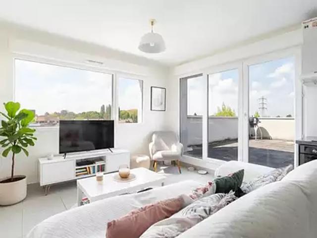 Marquette lez Lille 59520 Achat / Vente appartement 2 pièces t2 au dernier étage