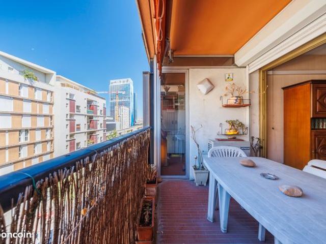 Marseille 3ᵉ – bel appartement t3 avec deux terrasses