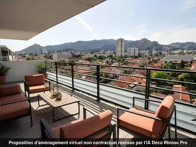 Marseille 10ème 13010 Achat / Vente appartement 3 pièces t3 terrasse