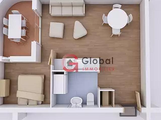 Marseille 11ème 13011 Achat / Vente appartement 2 pièces t2 au dernier étage