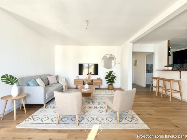 Marseille 11ème La Valentine / Valbarelle Appartement de type 4/5 au dernier étage !