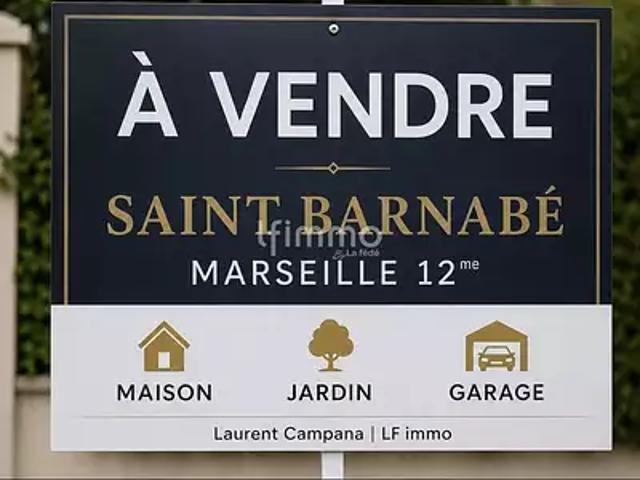 Marseille 12ème 13012 Achat / Vente maison 5 pièces t5 terrasse parking