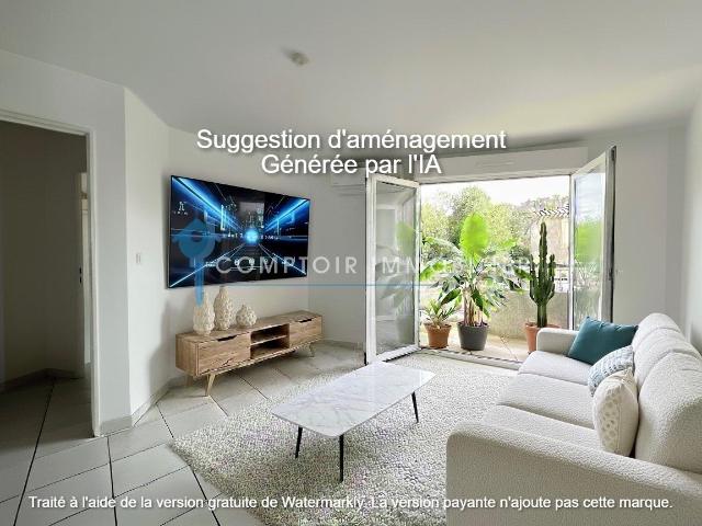 Marseille 13004 Appartement T3 dans résidence sécurisée 51m² Marseille 4ème