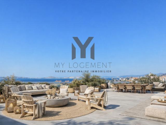 MARSEILLE 13008 SUPERBE DUPLEX TYPE 4 DE STANDING, DERNIER