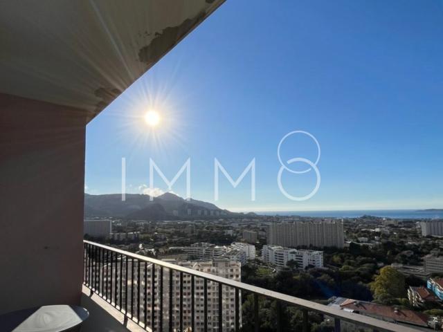 Marseille 13009 REDON VALMANTE Type 2 GRAND BALCON