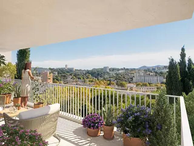 Marseille 13ème 13013 Programme neuf appartement neuf à vendre t2 HQE TVA 5,5% NF