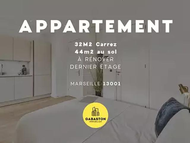 Marseille 1er 13001 Achat / Vente appartement 1 pièce t1