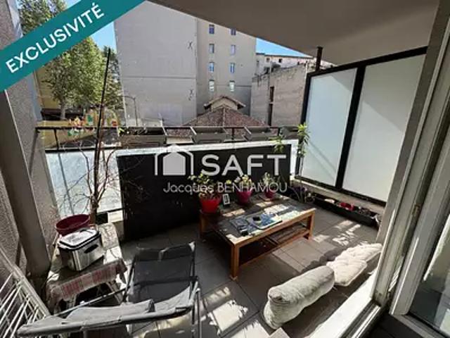 Marseille 2ème 13002 Achat / Vente appartement 3 pièces t3 balcon