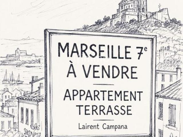 Marseille 7ème / Appartement rénové / Terrasse