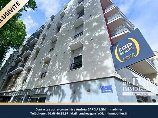 Marseille 5ème arrondissement, Studio de 19m2 dans résidence étudiante
