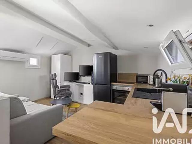 Marseille 6ème 13006 Achat / Vente appartement 1 pièce t1 au dernier étage
